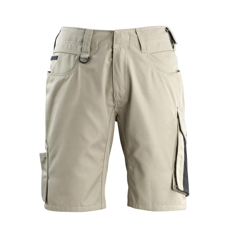 Short MASCOT® Stuttgart, kaki clair/noir