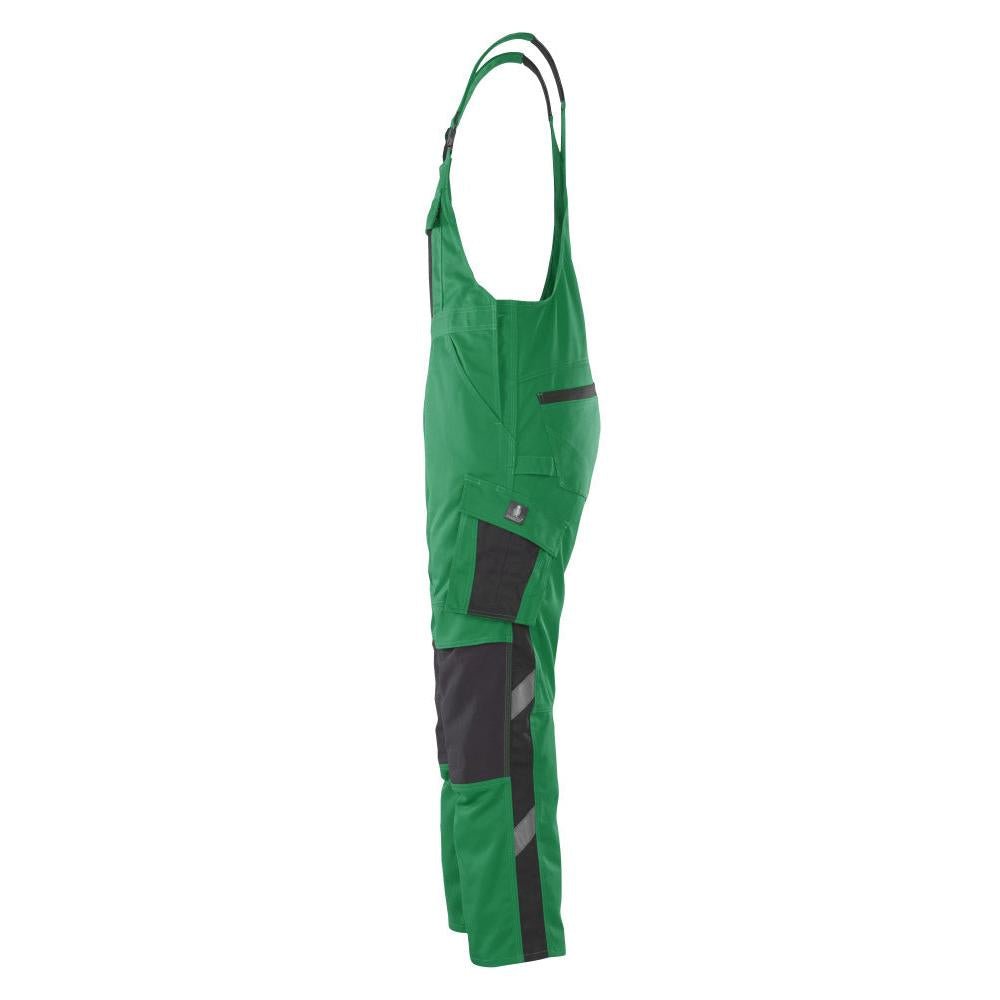 MASCOT® Leipzig Latzhose, grün/schwarz