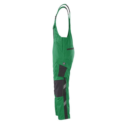 MASCOT® Leipzig Latzhose, grün/schwarz