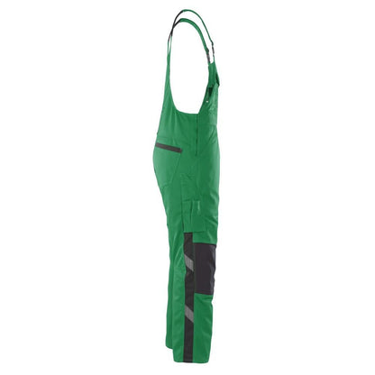 MASCOT® Leipzig Latzhose, grün/schwarz