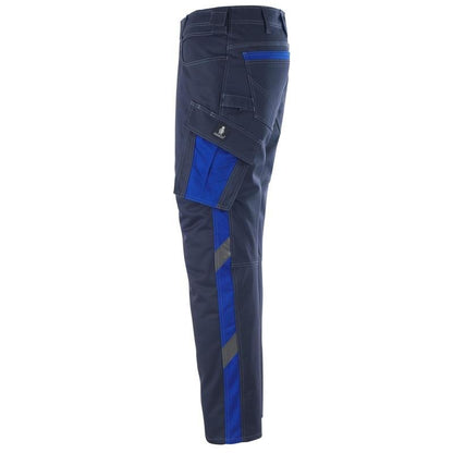 MASCOT® Pantalon Dortmund, noir bleu/bleu maïs
