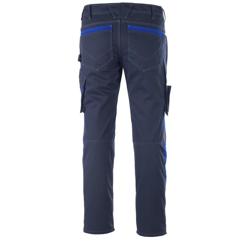 MASCOT® Pantalon Dortmund, noir bleu/bleu maïs
