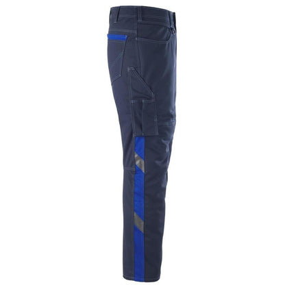 MASCOT® Pantalon Dortmund, noir bleu/bleu maïs