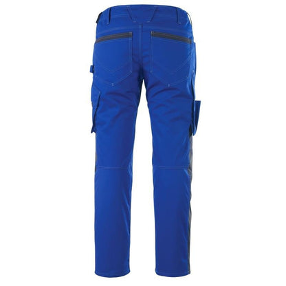 MASCOT® Pantalon Dortmund, bleu maïs/bleu noir