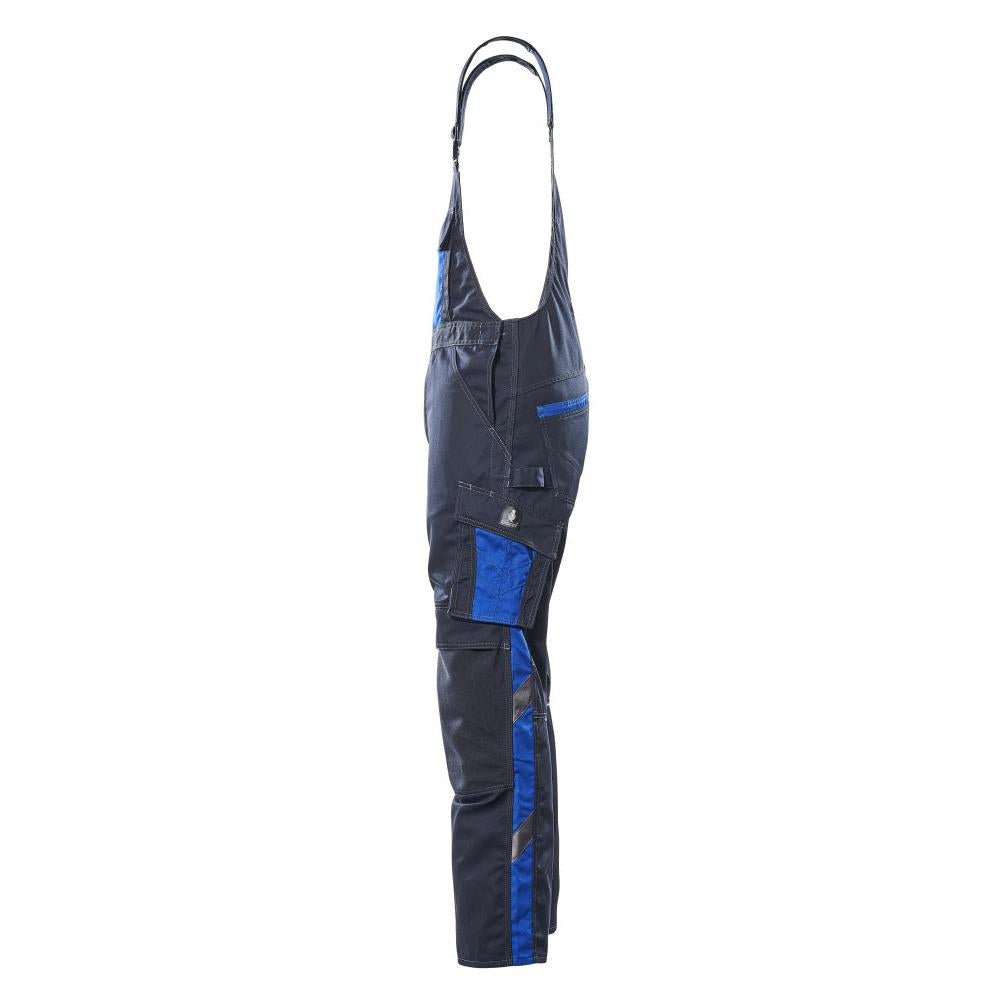 MASCOT® Augsburg salopette, noir bleu/bleu maïs