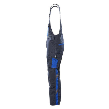 MASCOT® Augsburg salopette, noir bleu/bleu maïs
