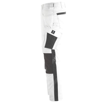 MASCOT® Erlangen Hose, weiss/dunkelanthrazit