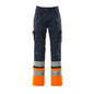 Pantalon MASCOT® Patos, bleu marine/orange haute visibilité