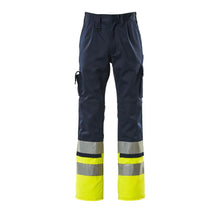 Pantalon MASCOT® Patos, bleu marine/jaune haute visibilité