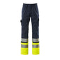 Pantalon MASCOT® Patos, bleu marine/jaune haute visibilité