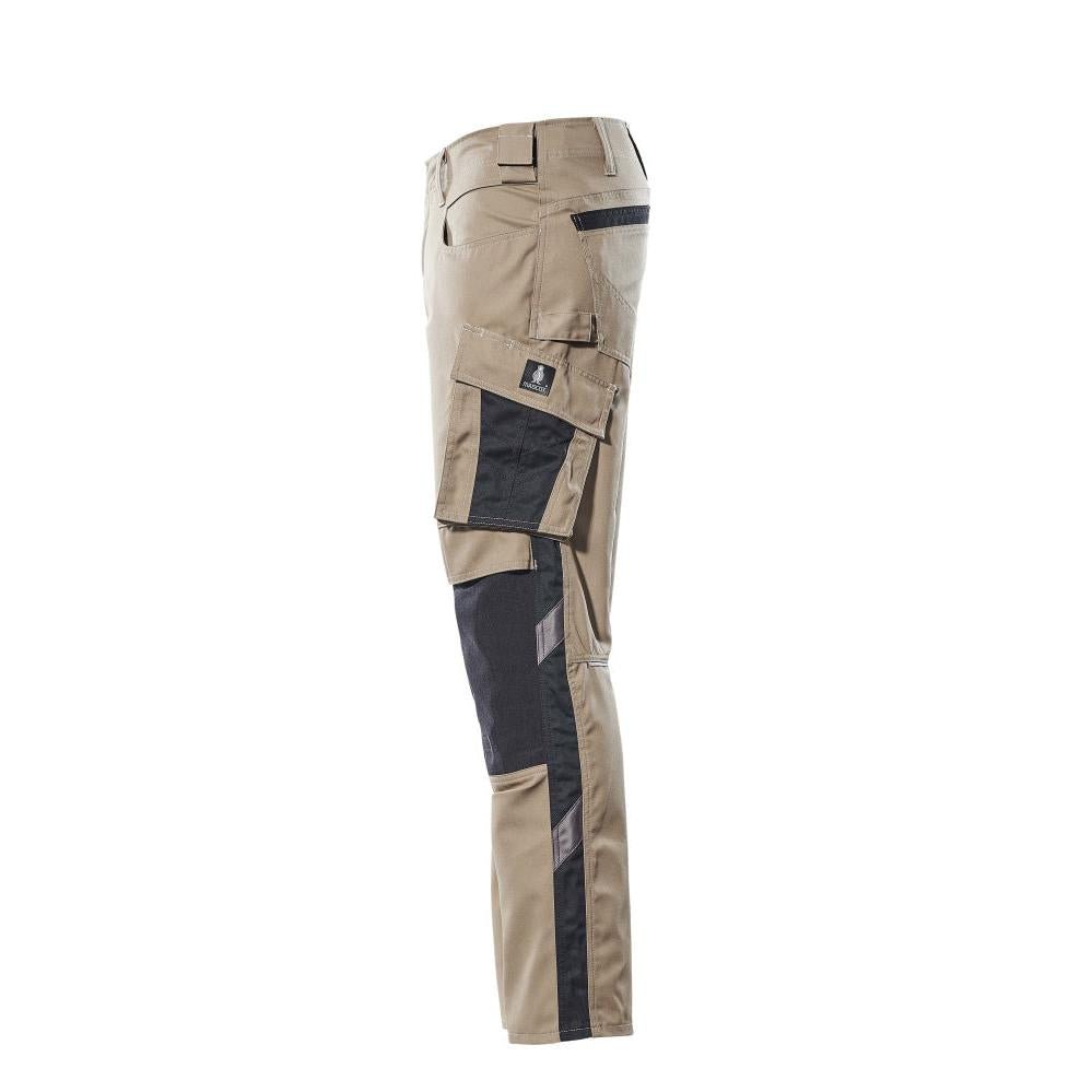 Pantalon MASCOT® Mannheim, kaki clair/noir