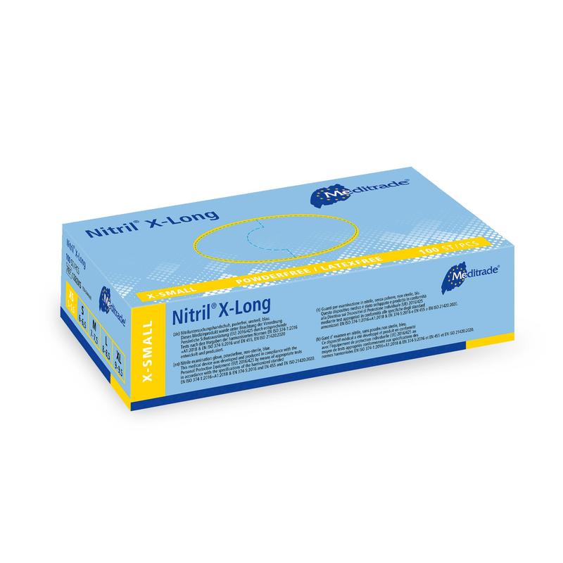 Nitrile© 3000 X-Long Bleu / Nitrile x-long | Paquet (1 pièce)