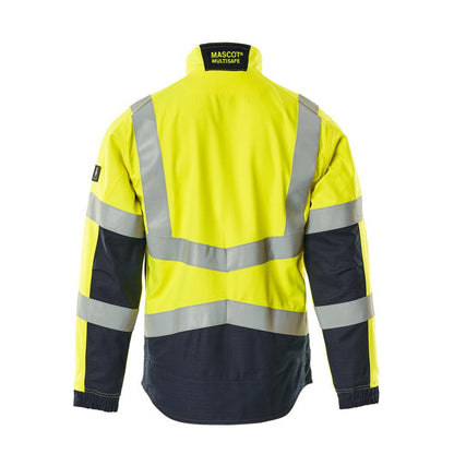 MASCOT® Biel Multisafe veste de travail, haute visibilité jaune/noir-bleu