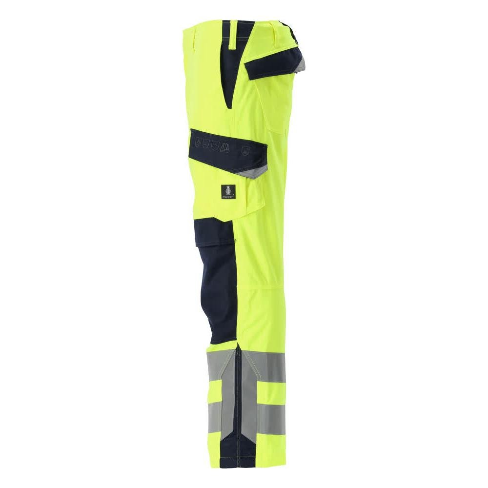 MASCOT® Arbon pantalon Multisafe, haute visibilité jaune/noir-bleu