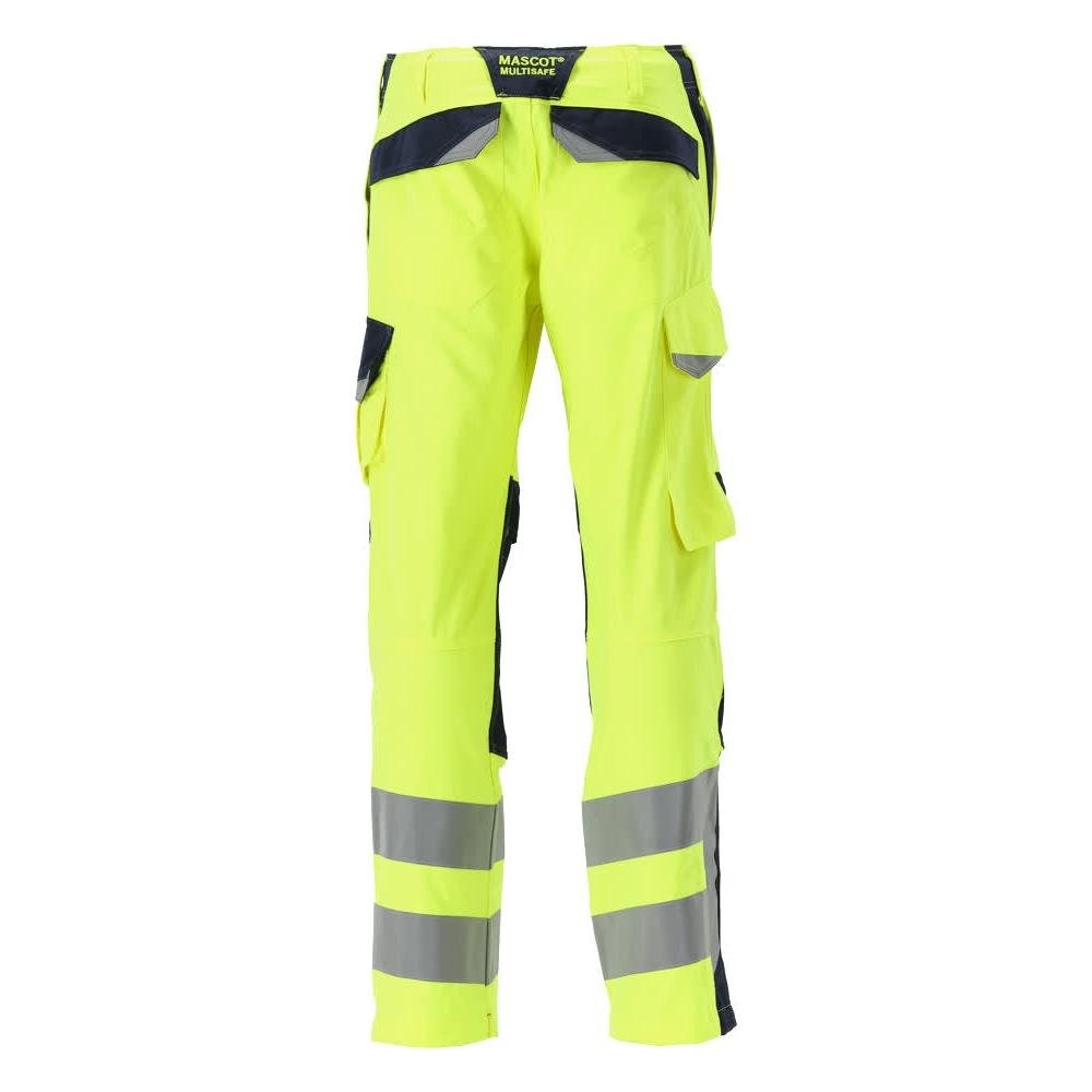 MASCOT® Arbon pantalon Multisafe, haute visibilité jaune/noir-bleu