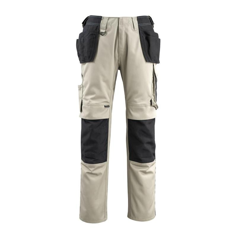 MASCOT® Bremen pantalon d'artisan, kaki clair/noir