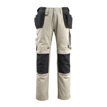 MASCOT® Bremen Handwerkerhose, hellkhaki/schwarz