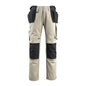 MASCOT® Bremen pantalon d'artisan, kaki clair/noir