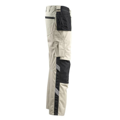MASCOT® Bremen pantalon d'artisan, kaki clair/noir