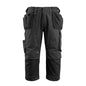 MASCOT® Lindau Handwerker-Dreiviertel-Hose, schwarz