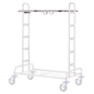 Cadre de maintien VERMOP 2 x 120 L, central, inox, 67 x 50 x 6 cm