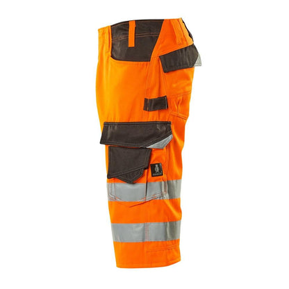 MASCOT® Luton Dreiviertel-Hose, hi-vis orange/dunkelanthrazit