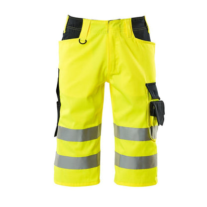 MASCOT® Luton Dreiviertel-Hose, hi-vis gelb/schwarzblau