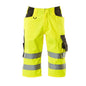 MASCOT® Luton Dreiviertel-Hose, hi-vis gelb/dunkelanthrazit