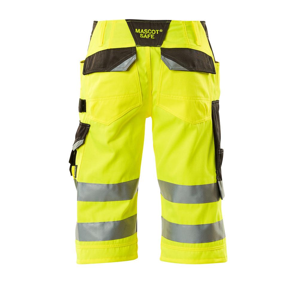 MASCOT® Luton Dreiviertel-Hose, hi-vis gelb/dunkelanthrazit