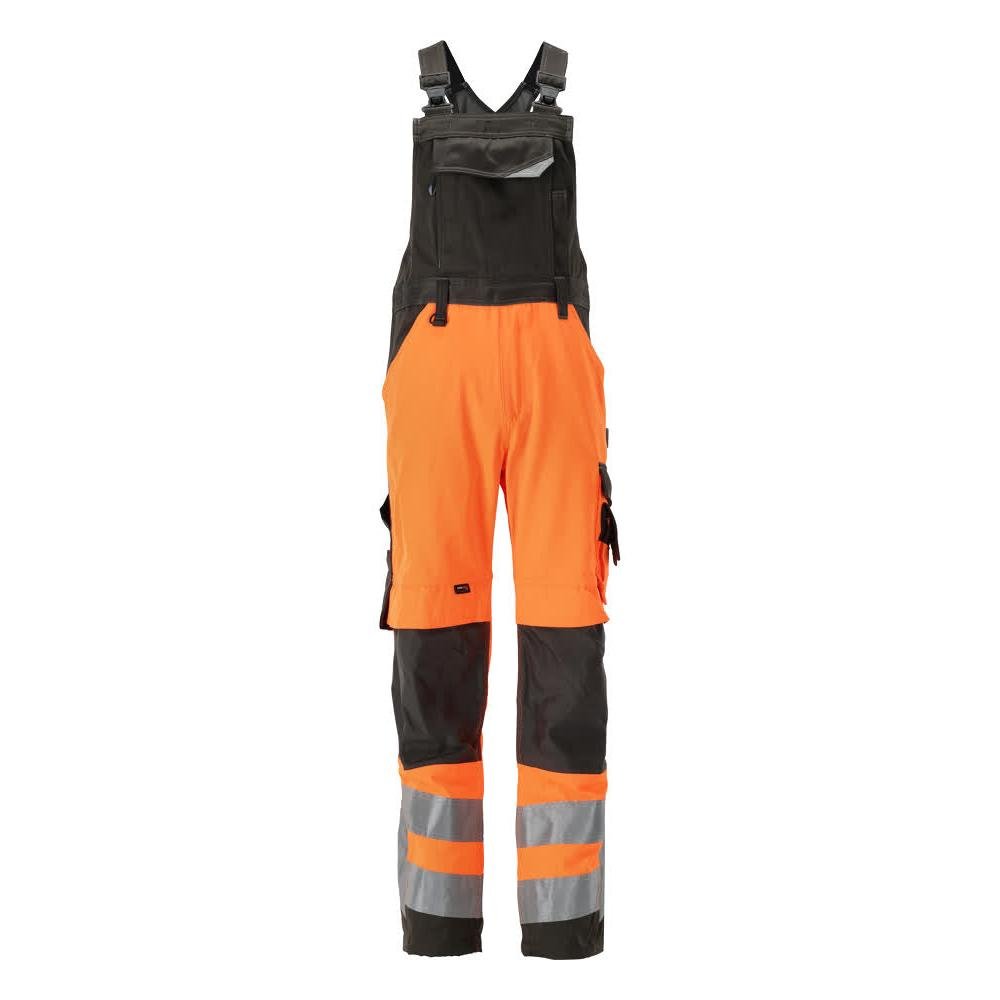 MASCOT® Newcastle Latzhose, hi-vis orange/dunkelanthrazit