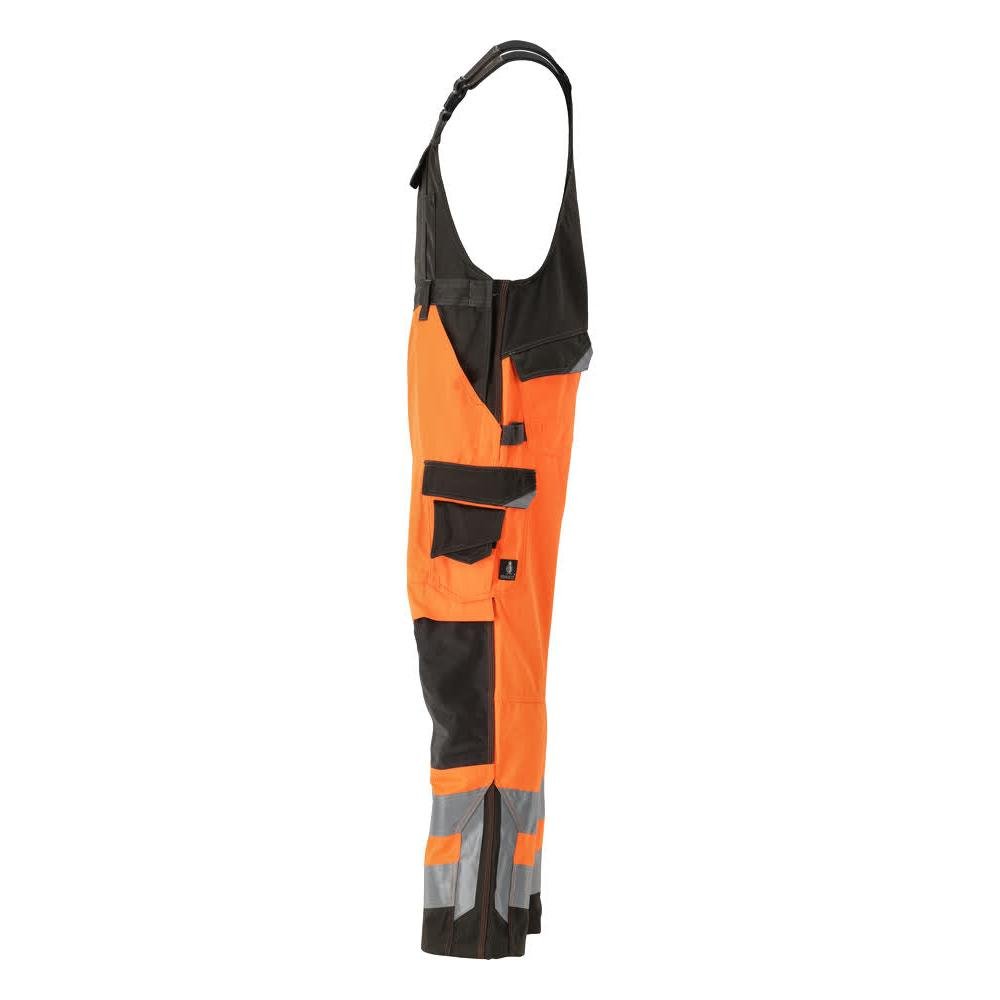 MASCOT® Newcastle Latzhose, hi-vis orange/dunkelanthrazit