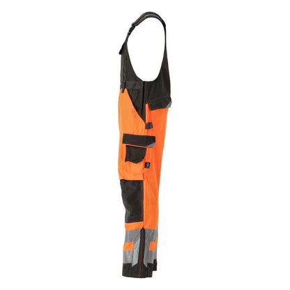 MASCOT® Newcastle Latzhose, hi-vis orange/dunkelanthrazit