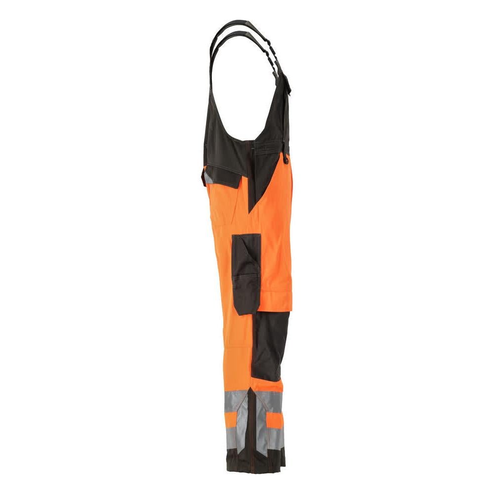 MASCOT® Newcastle Latzhose, hi-vis orange/dunkelanthrazit