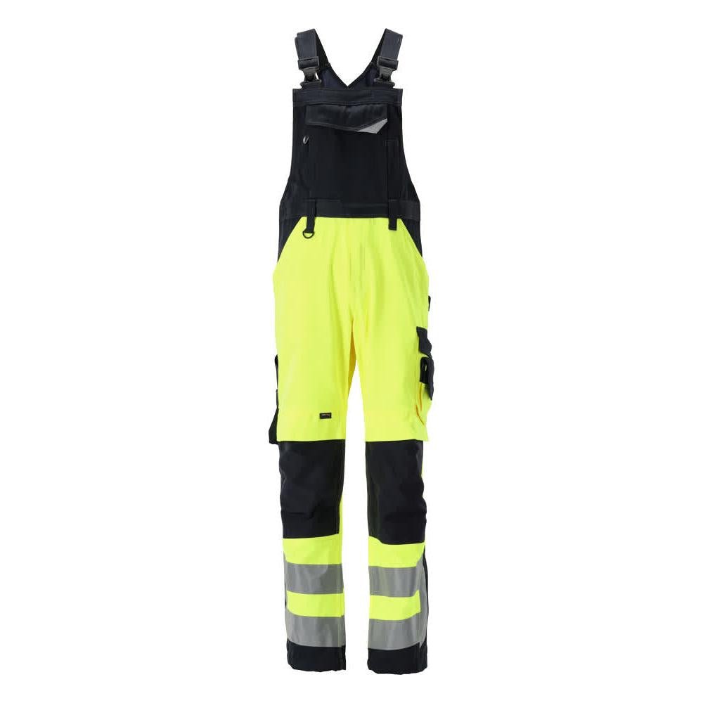 MASCOT® Newcastle Latzhose, hi-vis gelb/schwarzblau