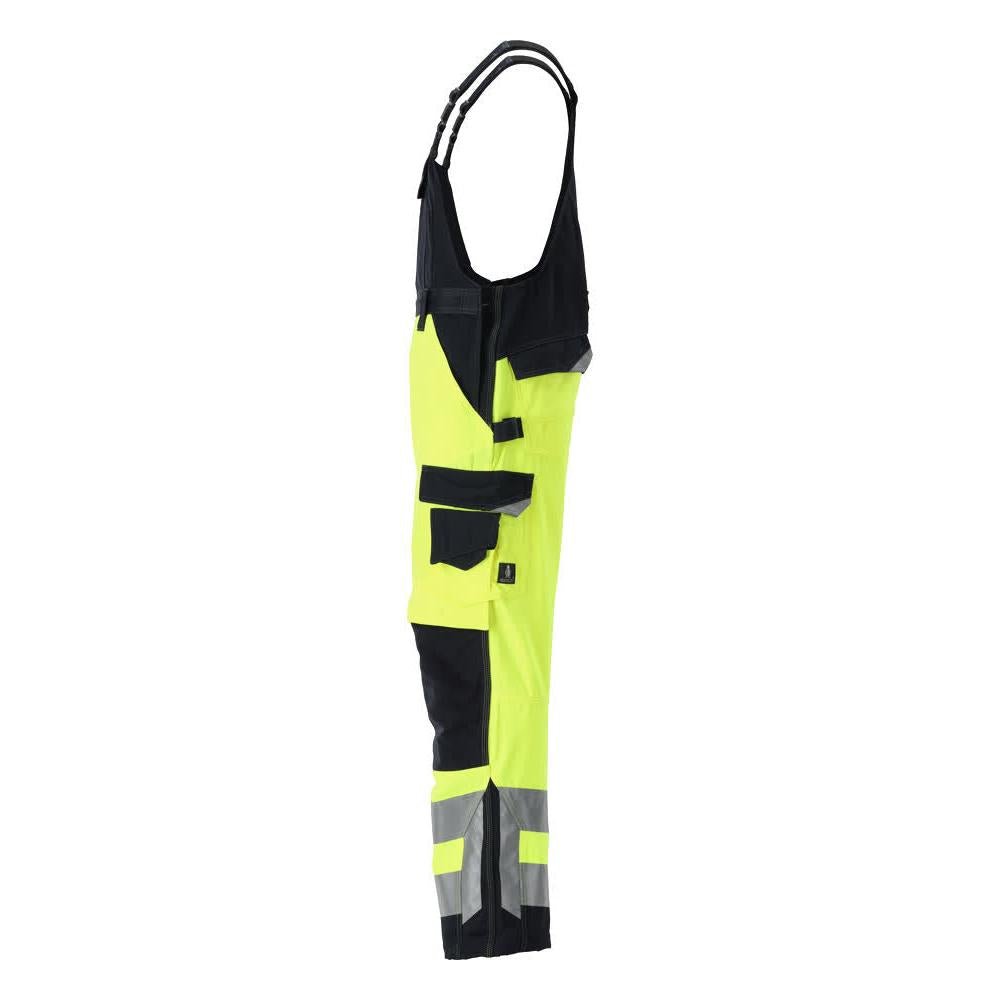MASCOT® Newcastle Latzhose, hi-vis gelb/schwarzblau