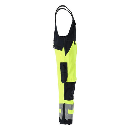 MASCOT® Newcastle Latzhose, hi-vis gelb/schwarzblau
