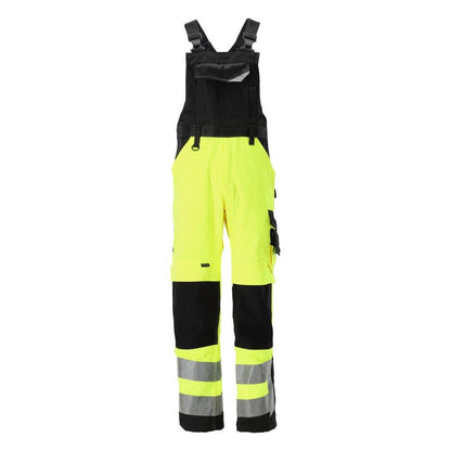 MASCOT® Newcastle Latzhose, hi-vis gelb/schwarz