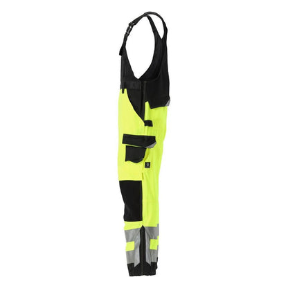 MASCOT® Newcastle Latzhose, hi-vis gelb/schwarz