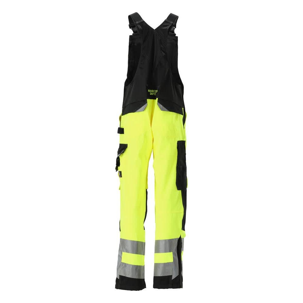 MASCOT® Newcastle Latzhose, hi-vis gelb/schwarz