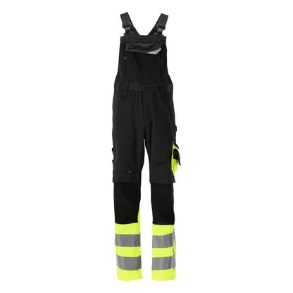 MASCOT® Sunderland salopette, noir/jaune haute visibilité