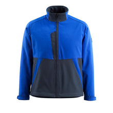 MASCOT® Finley Soft Shell Jacke, kornblau/schwarzblau
