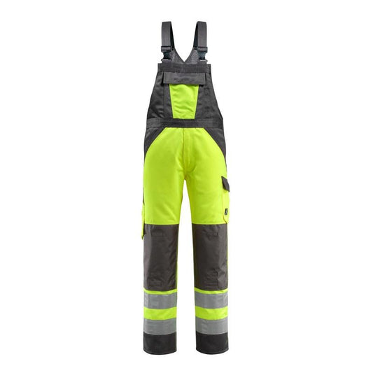 MASCOT® Gosford salopette, jaune haute visibilité/anthracite foncé