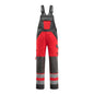 MASCOT® Gosford salopette, rouge haute visibilité/anthracite foncé