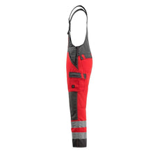 MASCOT® Gosford salopette, rouge haute visibilité/anthracite foncé
