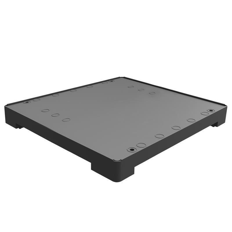 VERMOP plaque de base M, sans roulettes, 52 x 42 x 6 cm | 1 pièce 