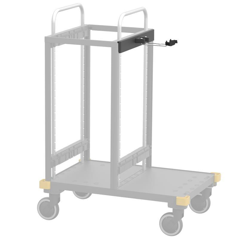 VERMOP Abdeckung glatt, mit Stielhalterung für Twixter, anthrazit