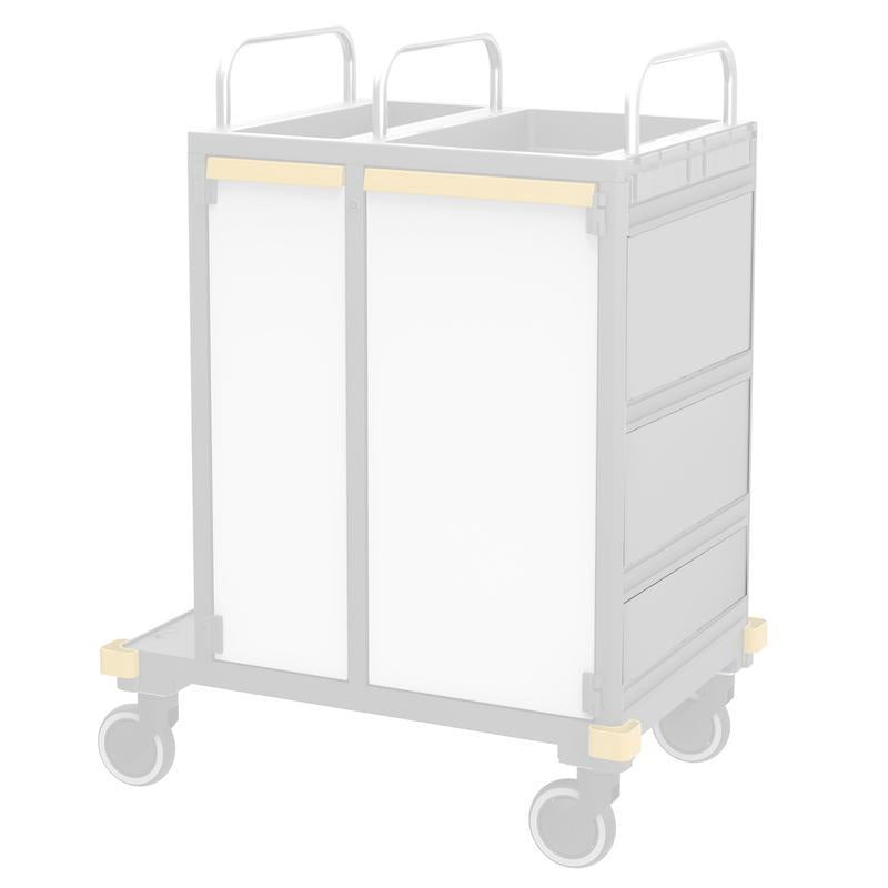 VERMOP Seitenwand Multiwand Platinum white, 497 x 174 x 3 cm