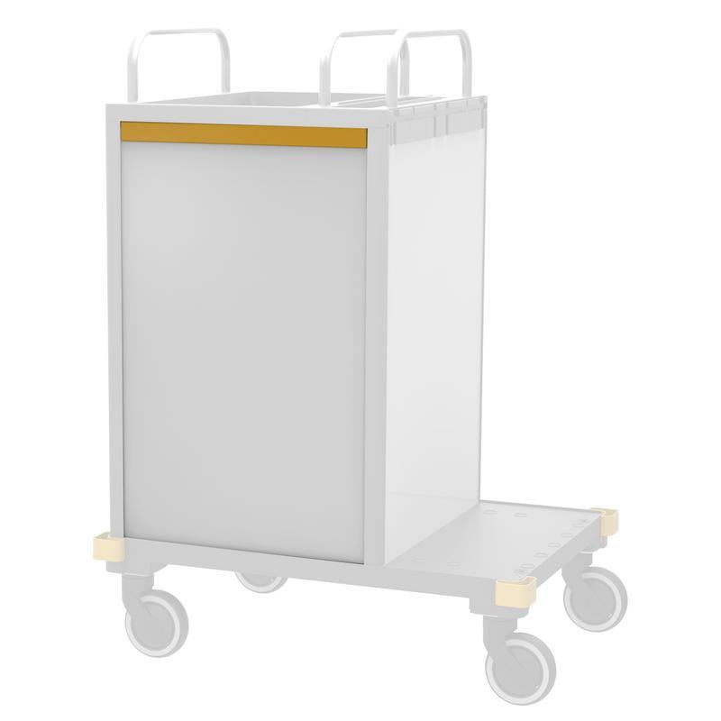 VERMOP Panneau arrière H+ Toolbox Platinum Blanc, 738 x 48 cm