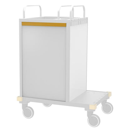 VERMOP Panneau arrière H+ Toolbox Platinum Blanc, 738 x 48 cm