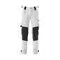 Pantalon avec poches genoux en Dyneema, pantalon stretch, blanc